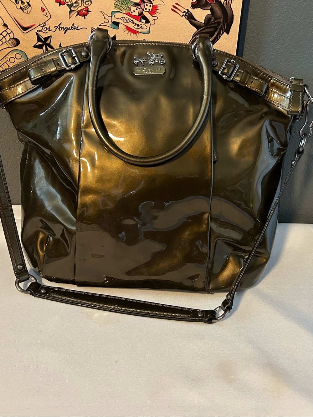 Coach Madison Lindsey Satchel 18627